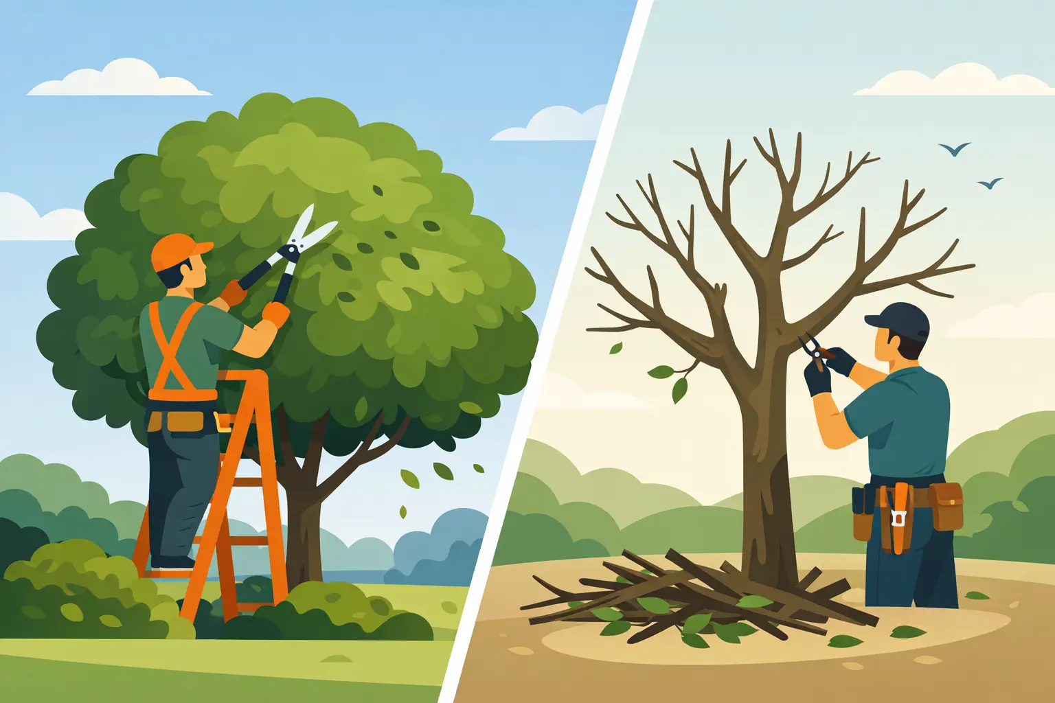 Is Tree Trimming and Pruning the Same Thing?