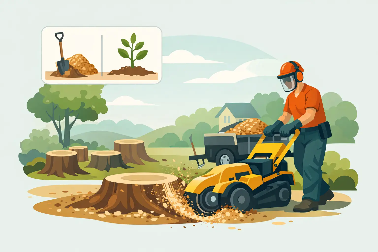 Stump Grinding Service: What to Expect