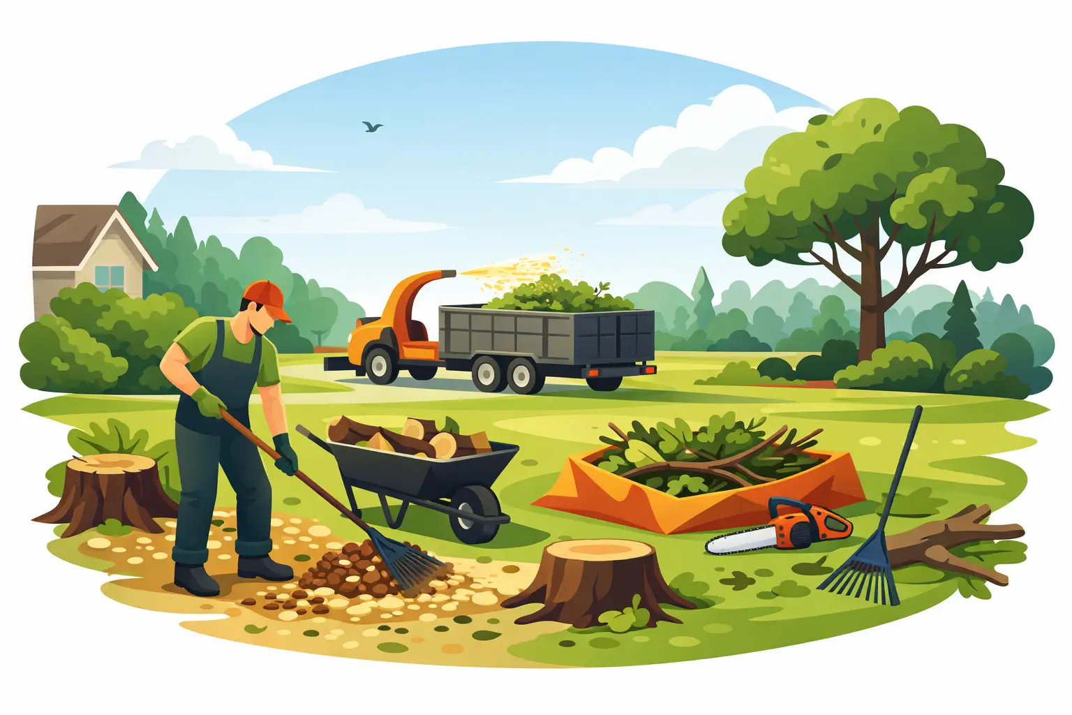 Yard Cleanup After Tree Removal Done Right