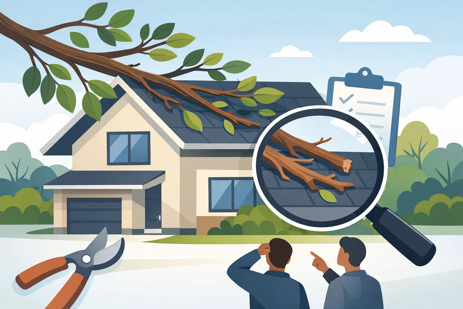 Branches Touching House: What to Do First