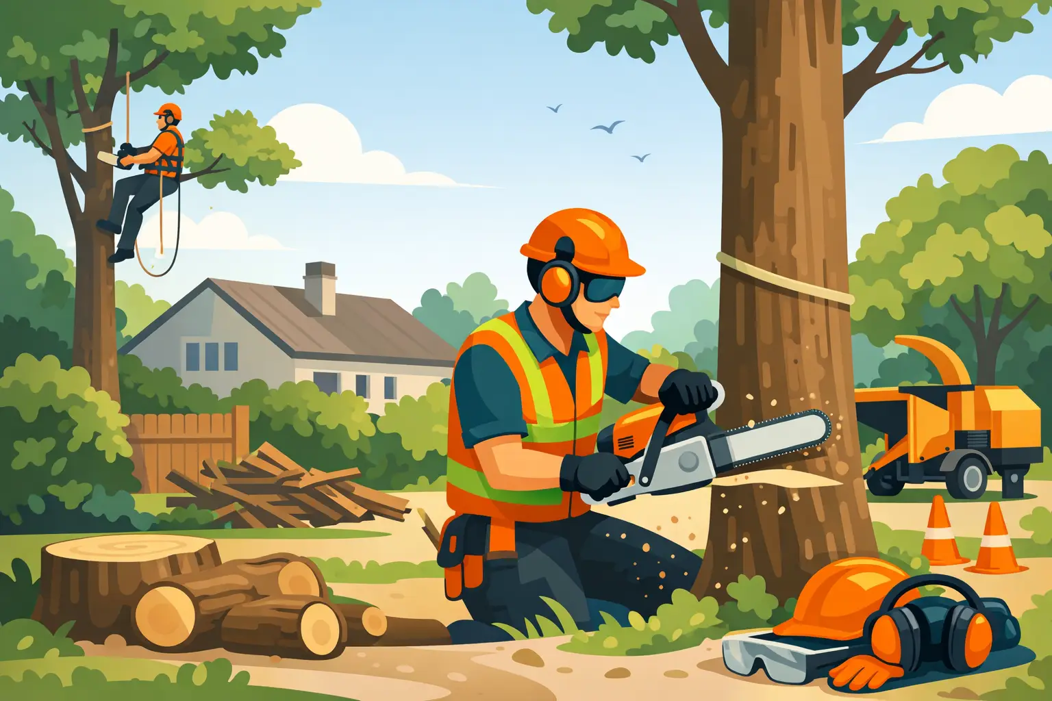 Tree Removal Safety for Homes and Yards