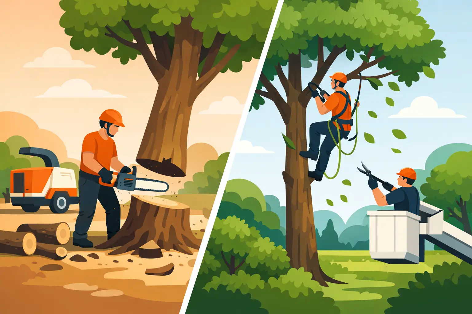 Tree Removal Versus Tree Trimming