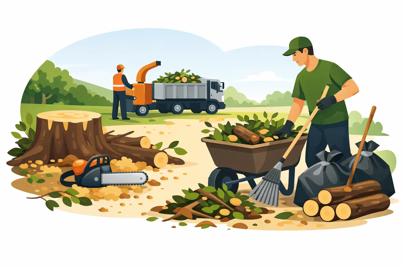 Who Cleans Up After Tree Removal?