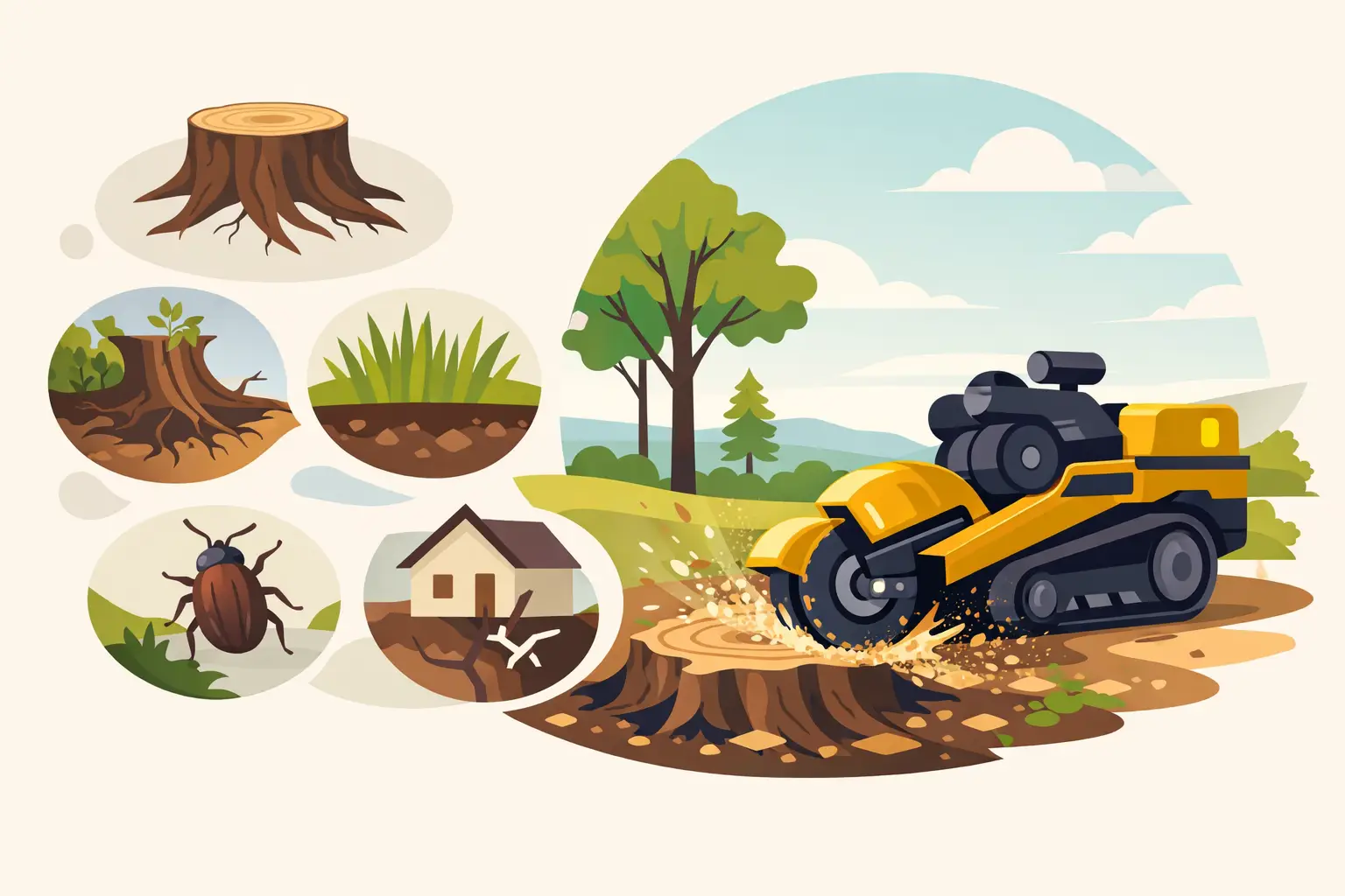 Do I Need Stump Grinding After Removal? 5 Factors