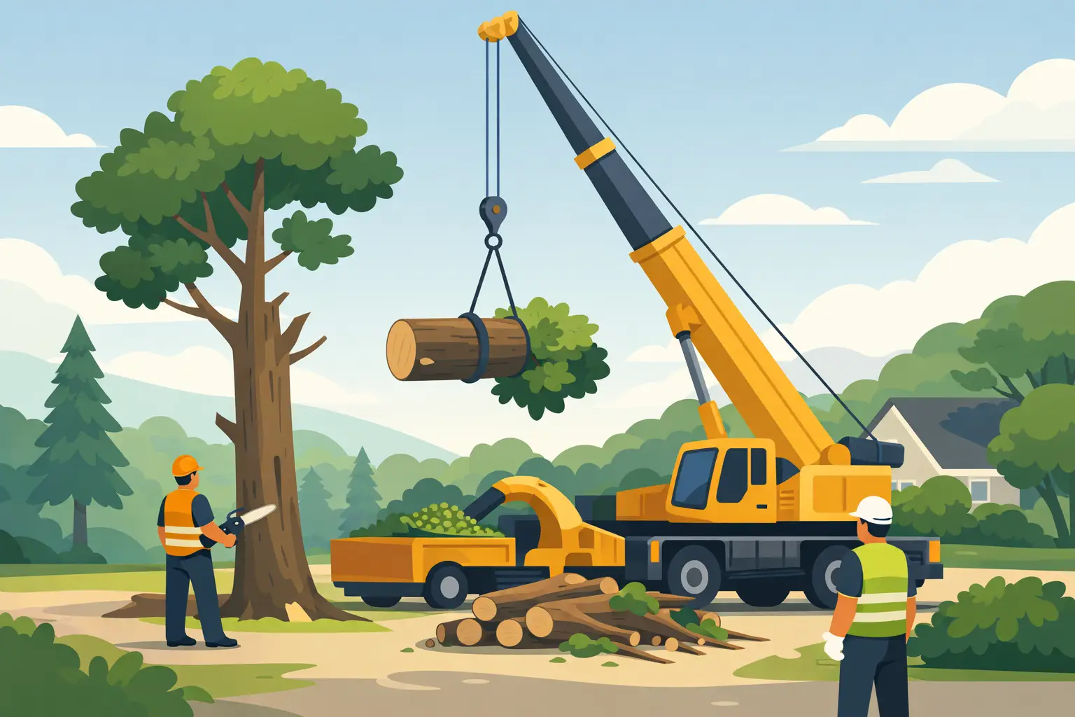 When Crane Tree Removal Is the Safer Choice