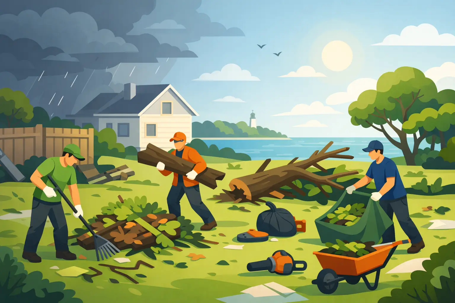 Storm Cleanup Steps for Safer Plymouth Yards