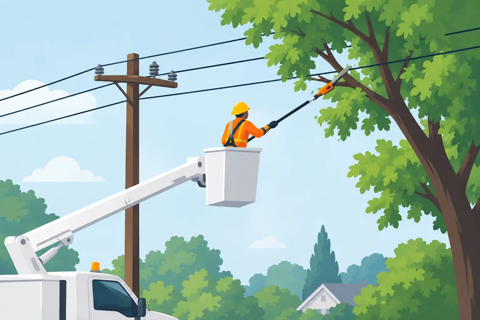 A Guide to Protecting Utility Lines During Tree Work