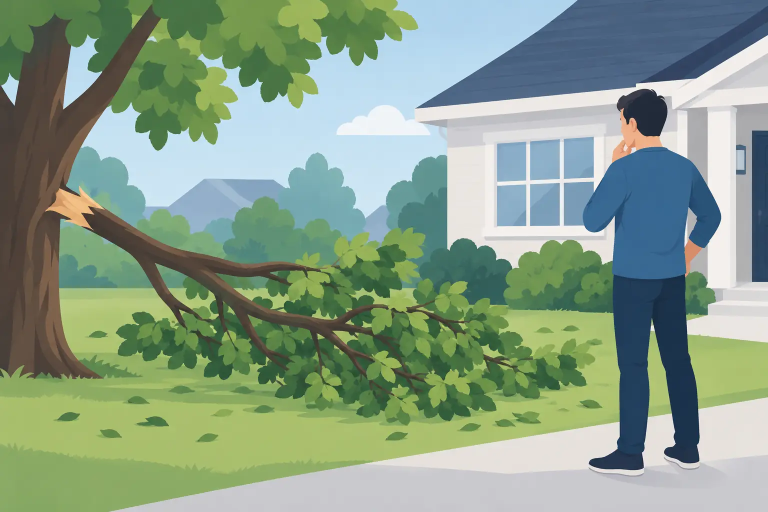 Are Fallen Branches Homeowner Responsibility?